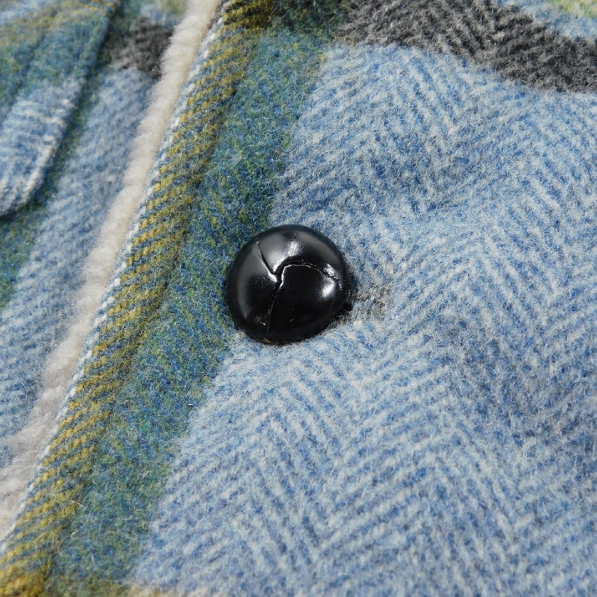 希少 80s マクレガー 裏ボア ランチ コート L チェック柄 ブラウン