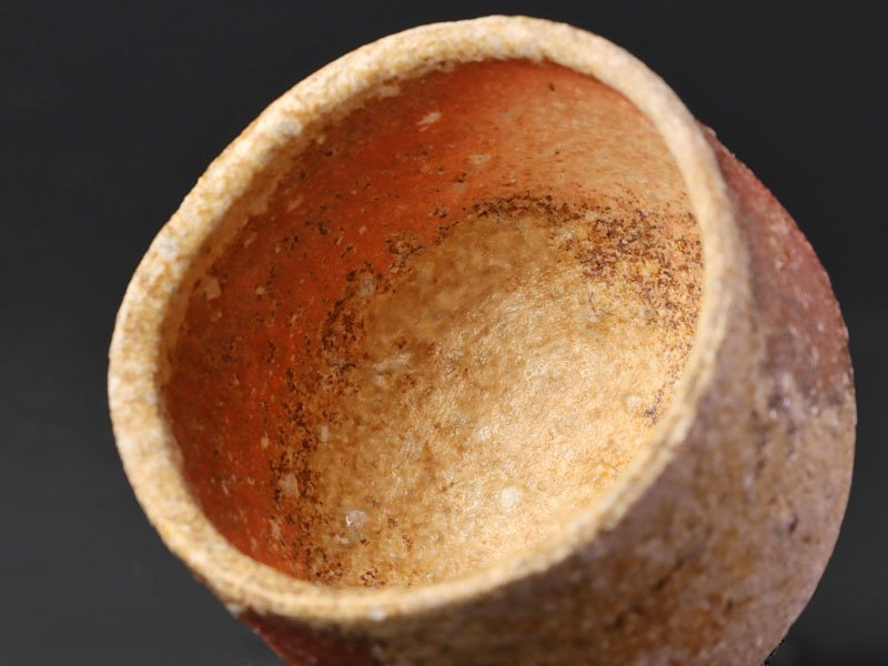 古美味】古来窯 五代上田直方 信楽酒盃 茶道具 保証品 1vHI(酒器 