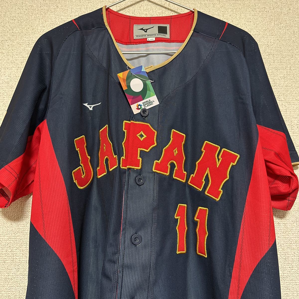 WBC侍ジャパンダルビッシュ有選手レプリカユニフォーム刺繍ホーム Amazon.co.jp: 2023 WBC レプリカ ダルビッシュユニフォーム11 L JAPAN 2023 WBC 刺繍　新品未開封