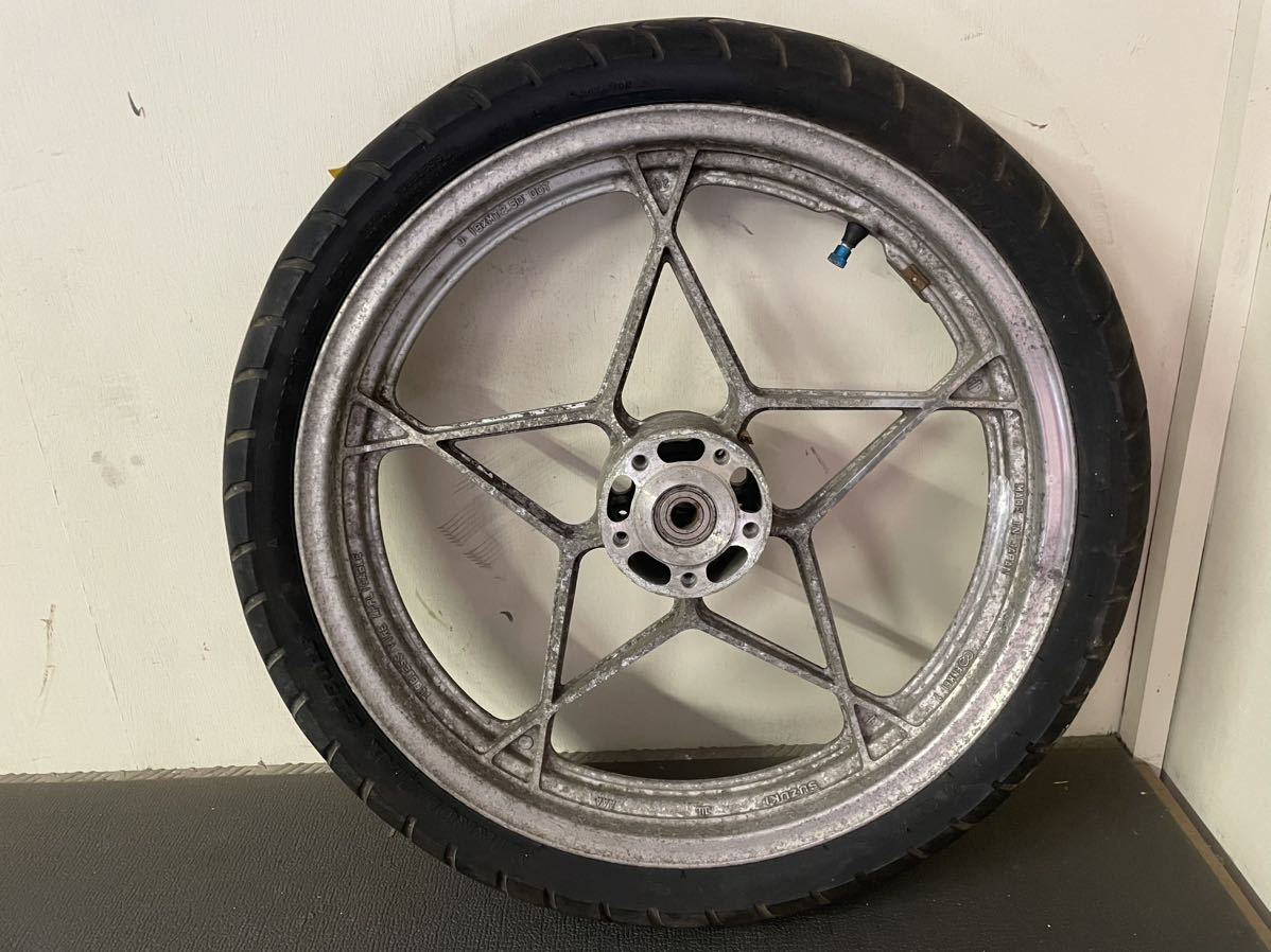SUZUKI GSX400S GK77A ホイール タイヤ フロントタイヤ 星キャス 検