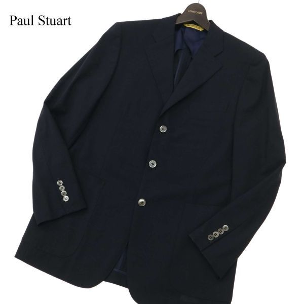 Paul Stuart ポール・スチュアート 通年☆ 背抜き ウール100％ 3B