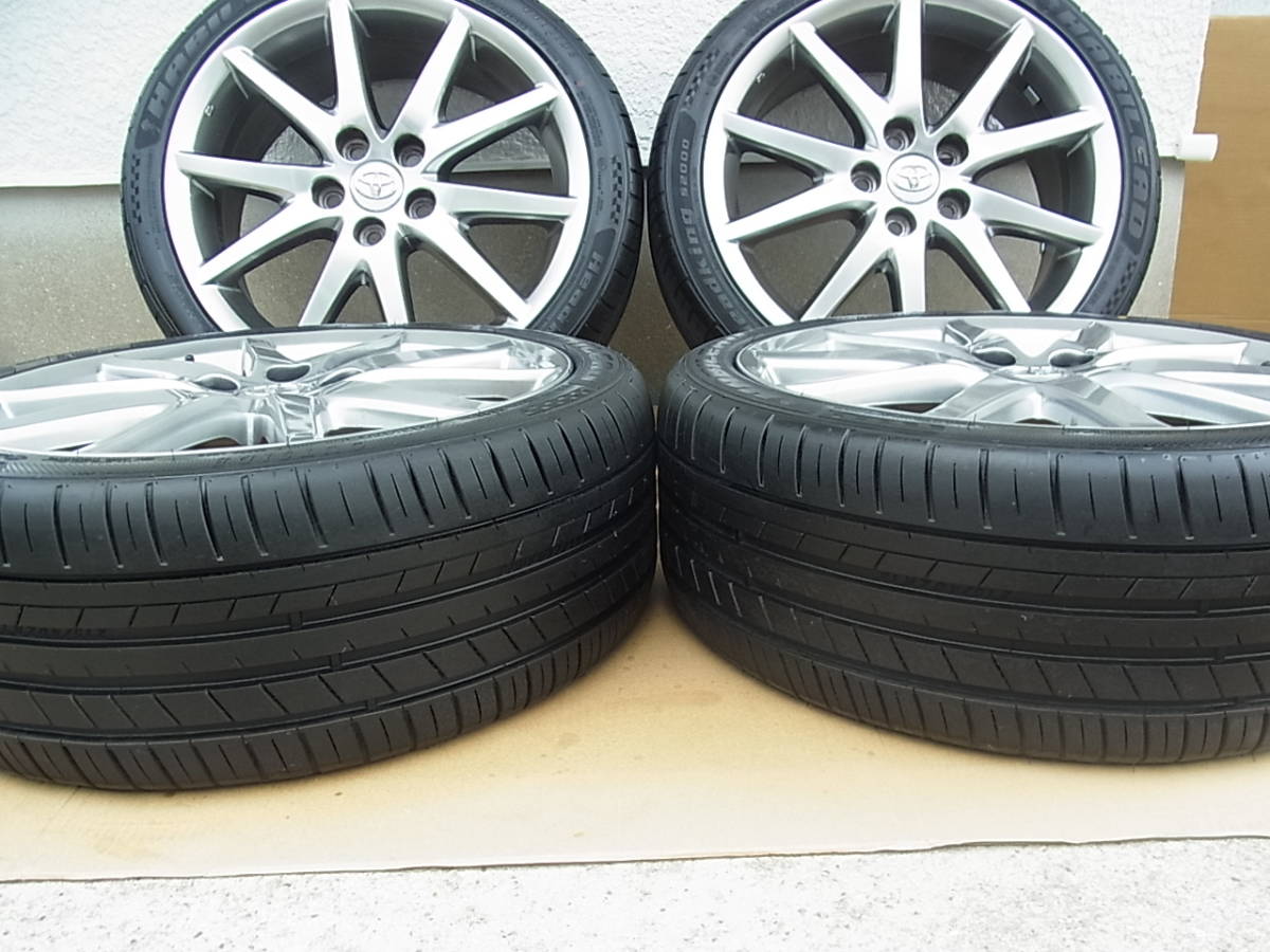 トヨタ 純正 アルミホイール ハイグロス 18×7J+51 114.3 タイヤ 215