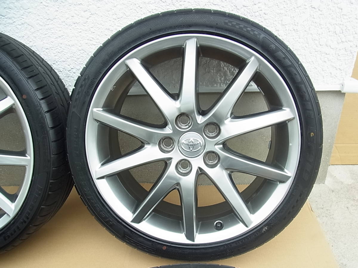 トヨタ 純正 アルミホイール ハイグロス 18×7J+51 114.3 タイヤ 215