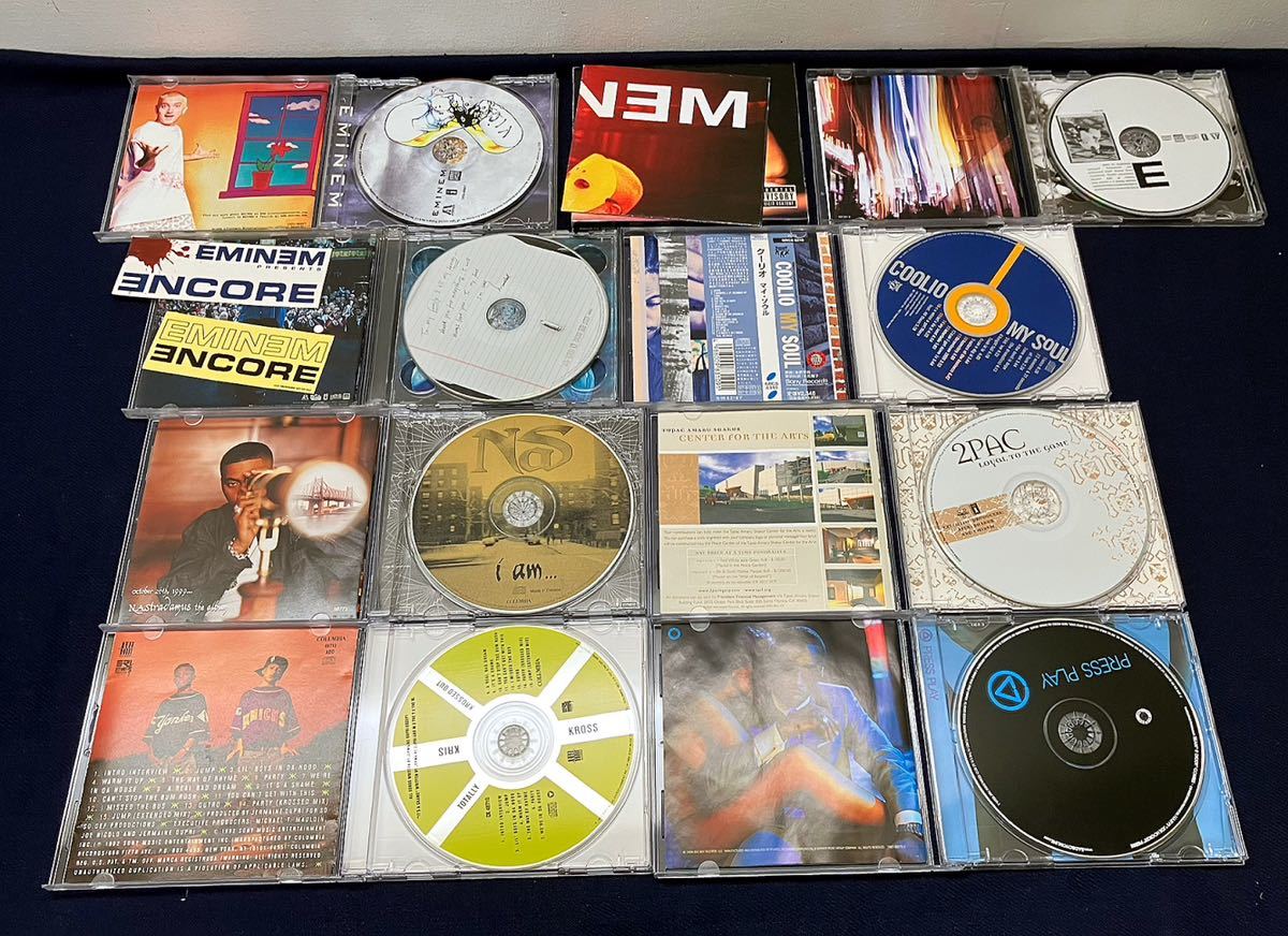 CDA01303 ヒップポップ/ラップ CD 29点セット 2PAC/NAS/Eminem/Joe/FAT 