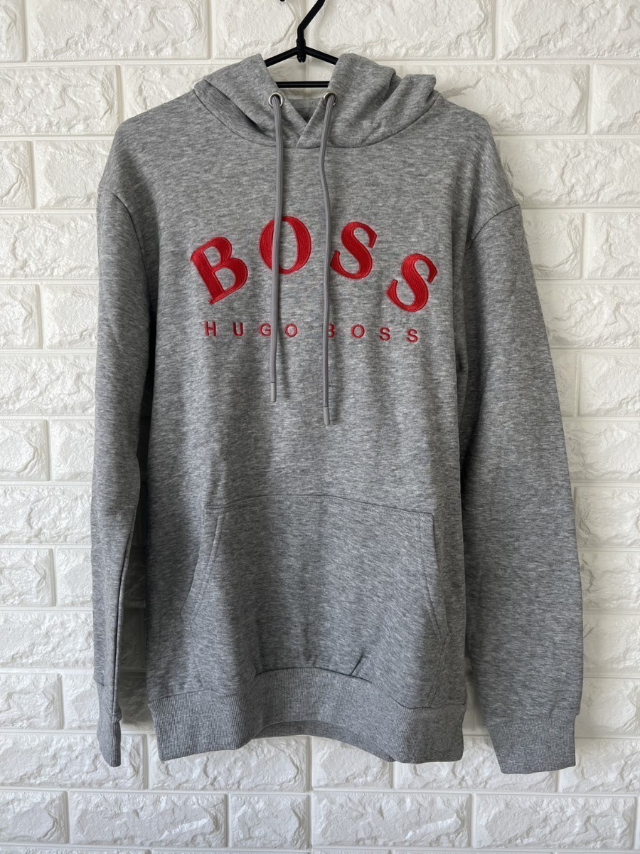 BOSS パーカー（グレー，M）