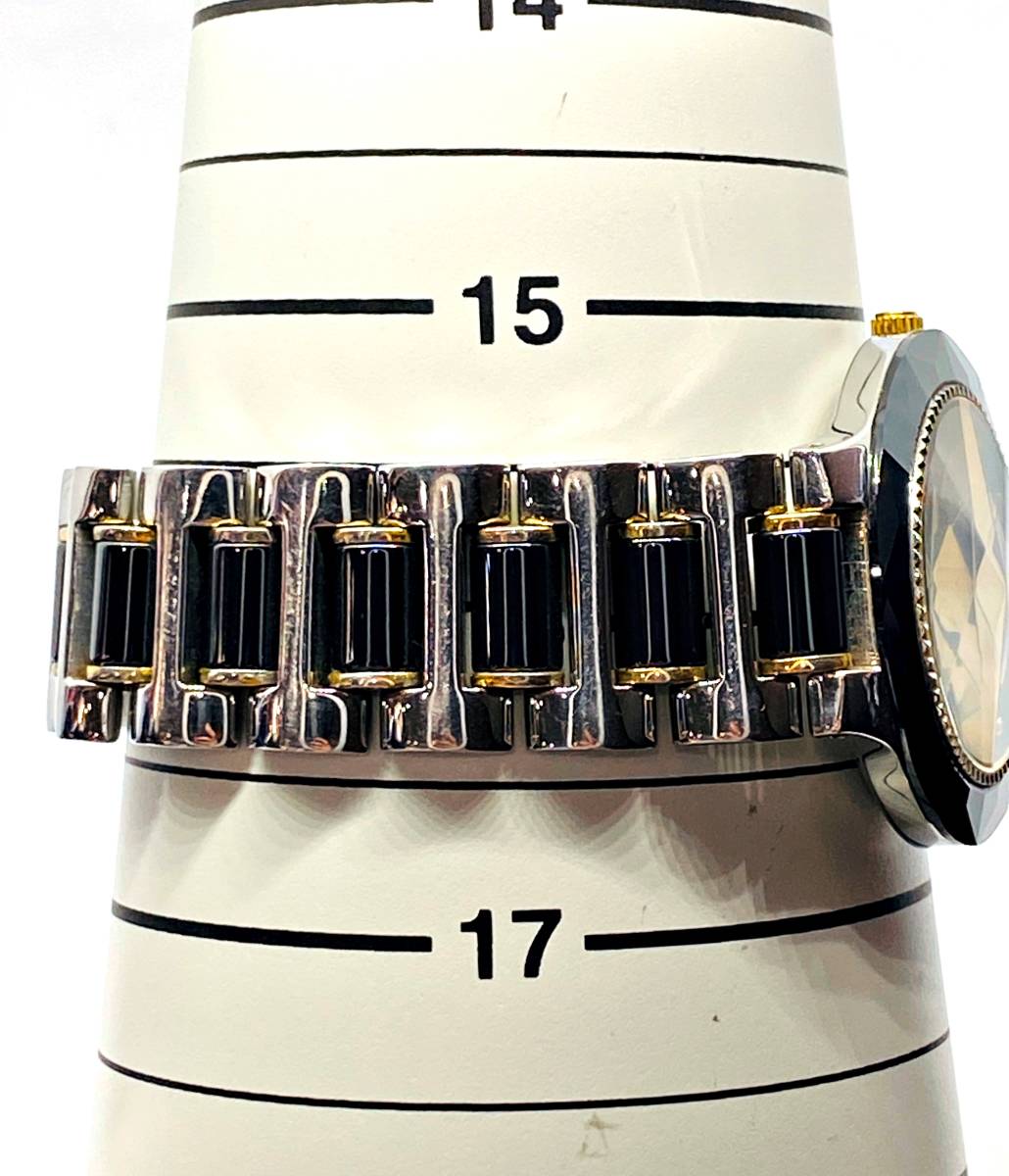 ■J.HARRISON ジョン・ハリソン 腕時計 3針 クオーツ ダイヤモンド 18K PURE RUZ CCM-001C 可動品_9