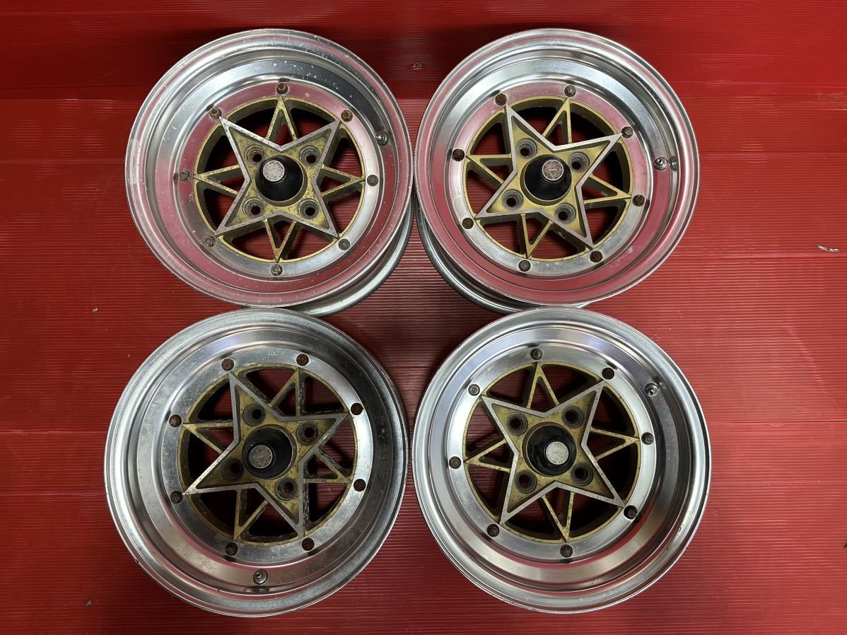 当時物スターシャーク14インチ2本 114.3 SSR 旧車 値下げ！スピード
