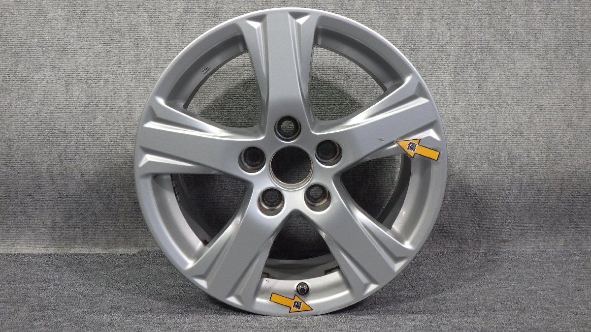 102 トヨタ 純正 アルミホイール 16インチ 5穴 PCD114.3 6.5J 単品 1本