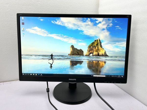 【良品】PHILIPS 243V5Q/ 24インチ/ HDMI/ 液晶モニター/ F4-243V5Q