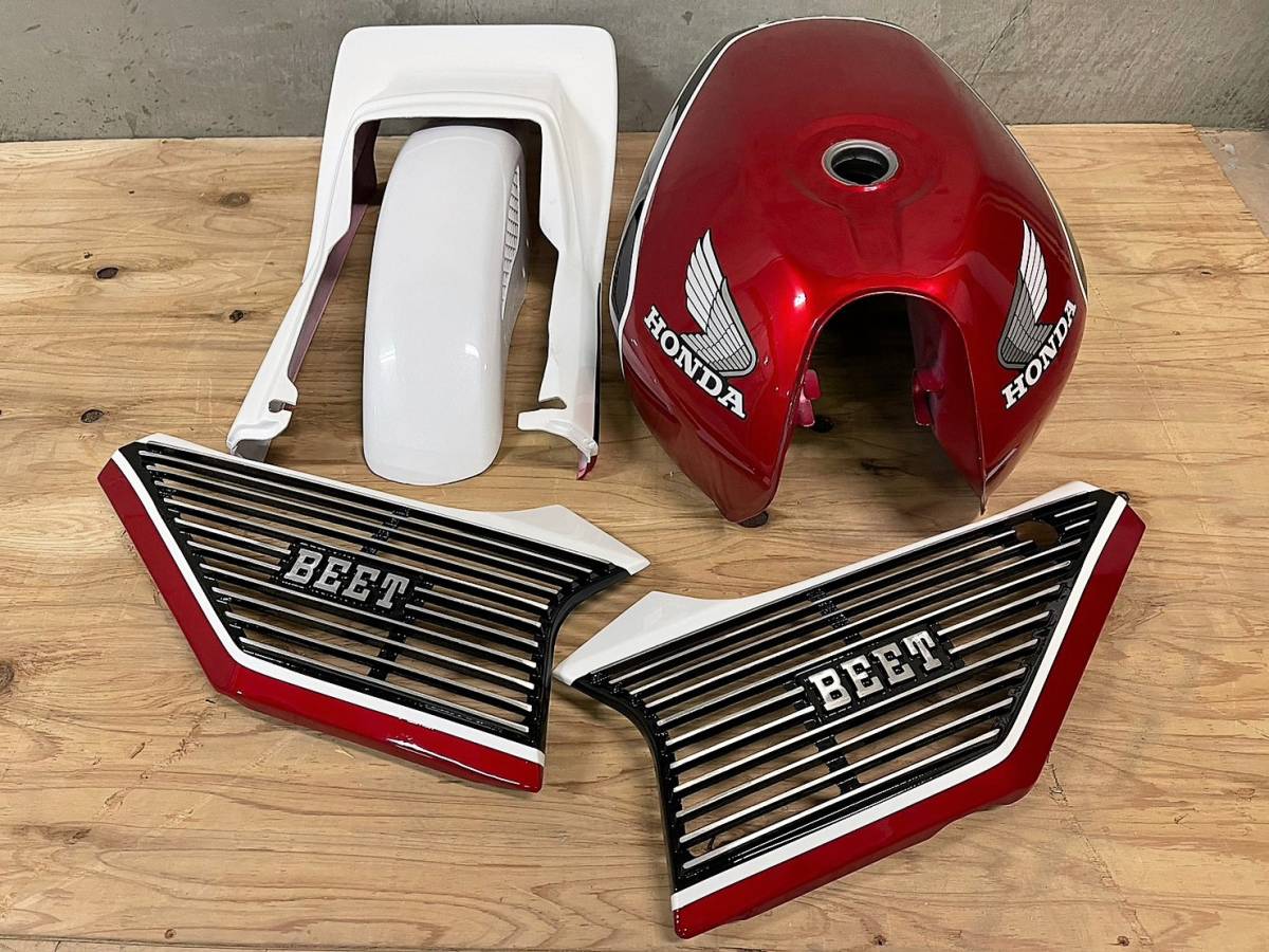 H220 CBX400F 外装セット 赤白1型 カラー /中古 美品 塗装後 未使用