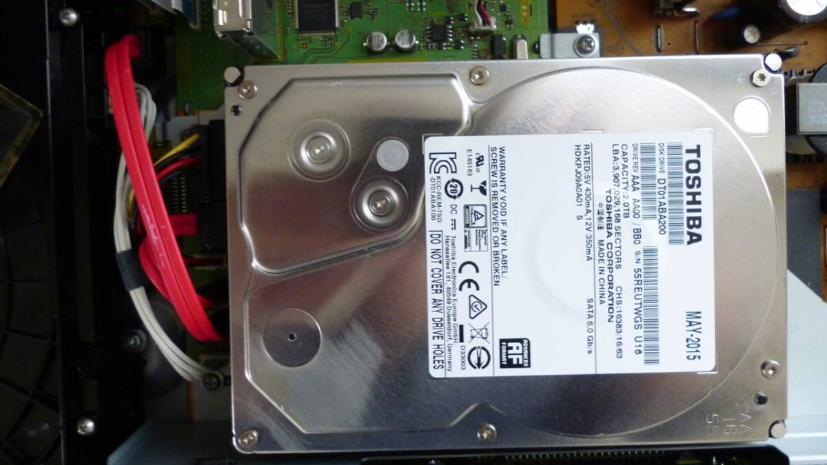 ♪♪500GB⇒2TB HDD換装済 Panasonic DIGA DMR-BW680 （動作品）'10年