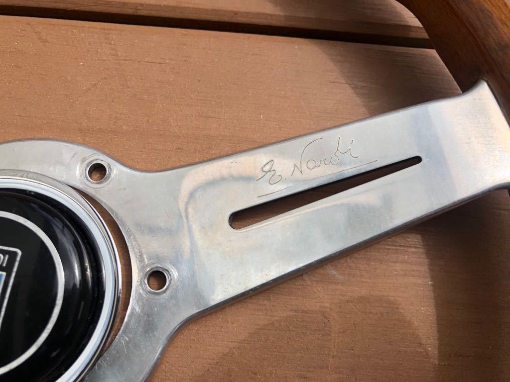 ナルディ NARDI クラシック 希少 ウッド ウッドステアリングホイール