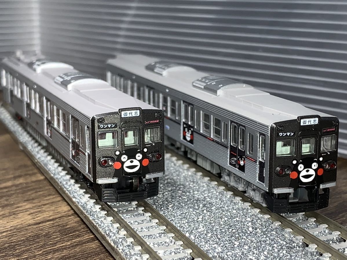 鉄道コレクション 熊本電気鉄道 6000形 2両セット くまモンラッピング