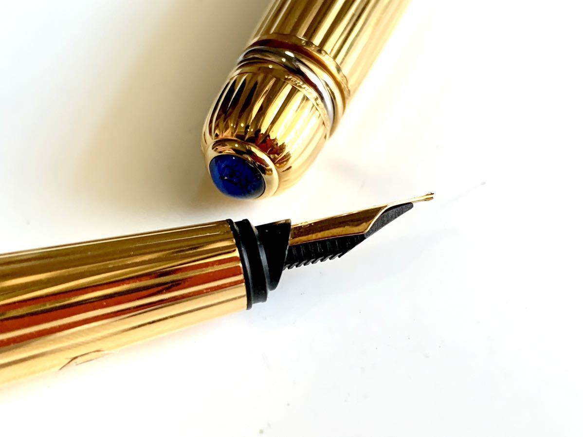 美品 パシャ ドゥ カルティエ トリニティー 万年筆 ペン先 18K 750 希少 Cartier カルティエ パシャ ドゥ カルティエ トリニティ 万年筆