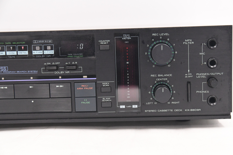 TRIO トリオ KX-880SR ステレオカセットデッキ 動作品 Y20761122(一般