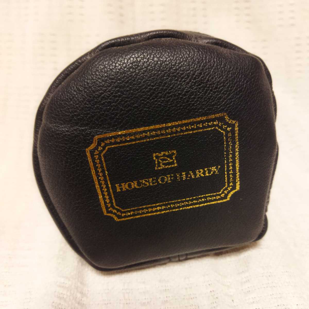 ●中古美品 ハーディ (ハーディー) 本革 フライリールケース フライリールカバー HOUSE OF HARFY●3B98