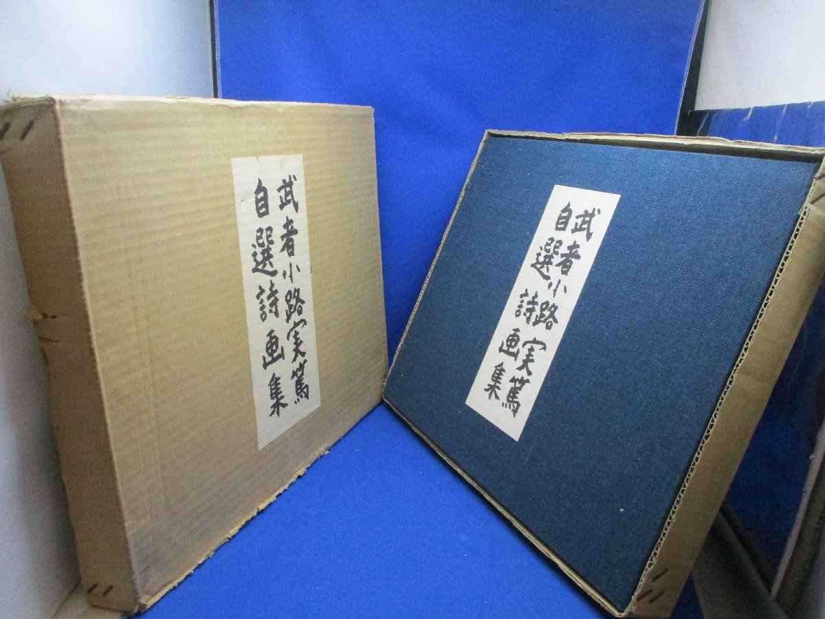 お値下げ不可品 武者小路実篤 自選詩画集 定価32000円/122911