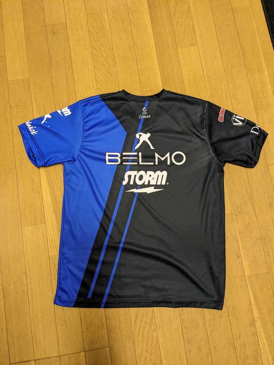 ボウリングウェアジェイソンベルモンテ Storm ボウリングシャツ M