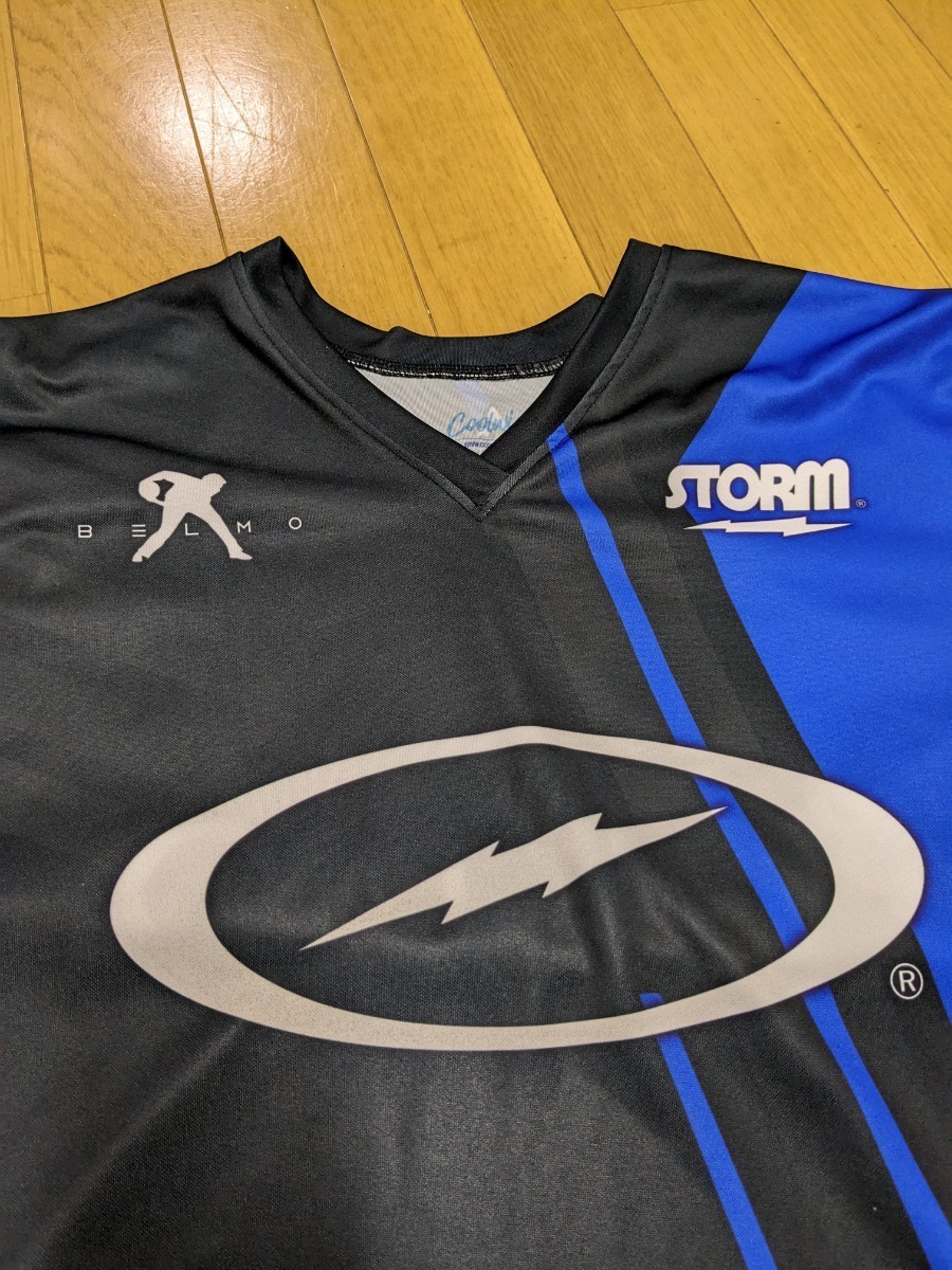ボウリングウェアジェイソンベルモンテ Storm ボウリングシャツ M
