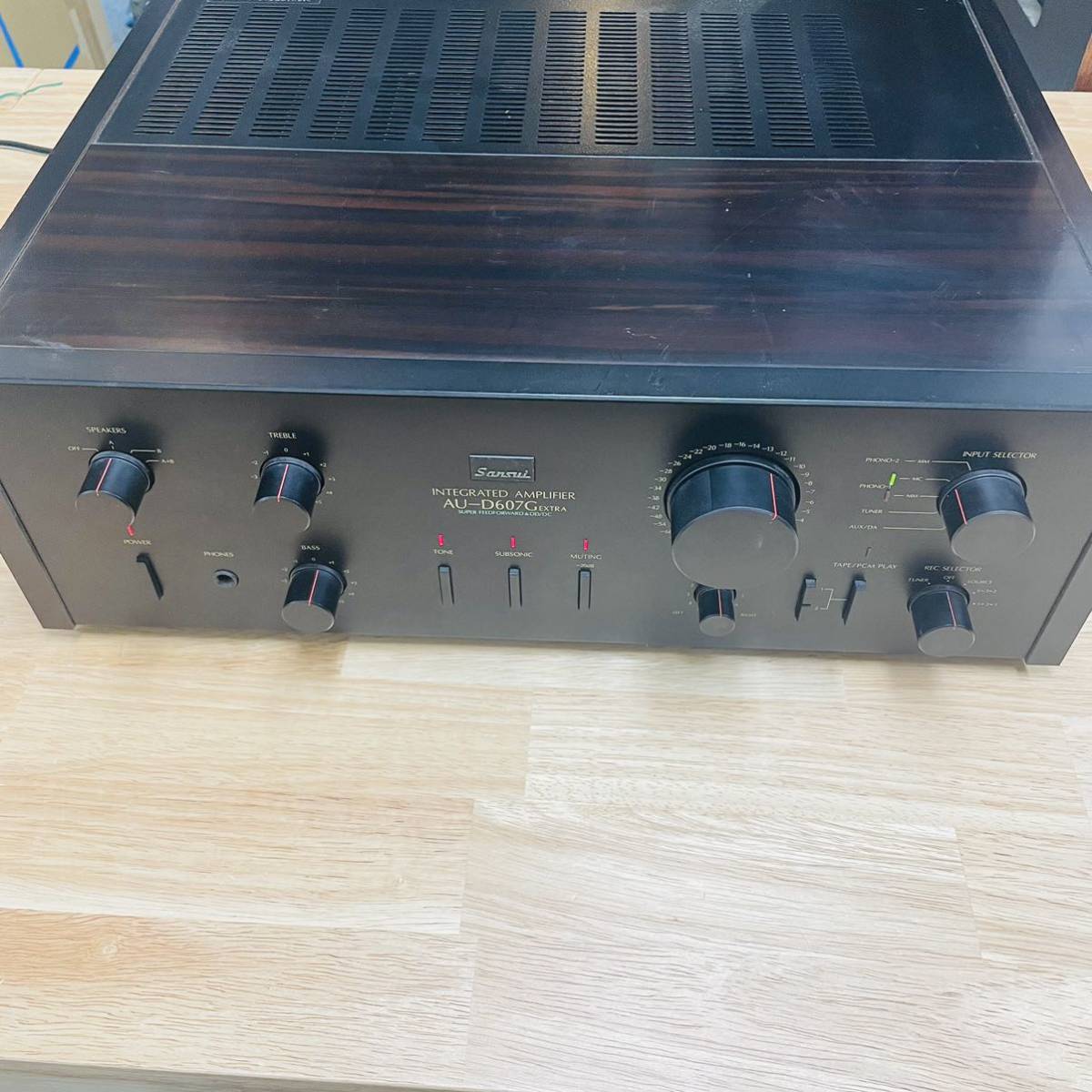 SANSUI AU-D607G EXTRA プリメインアンプ 通電確認済 サンスイ SANSUI AU-D607G EXTRA プリメインアンプ 通電確認済 サンスイ