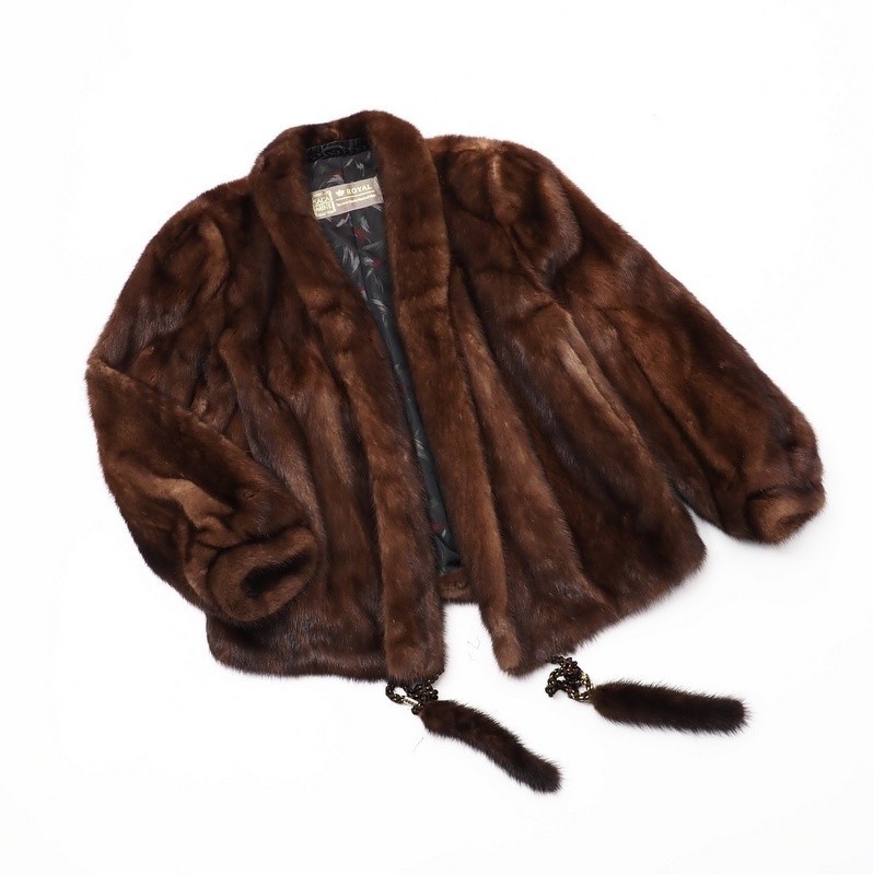 サガミンクショール　デミバフミンク　ブラウン サガミンクショール デミバフミンク ブラウン 【公式通販】