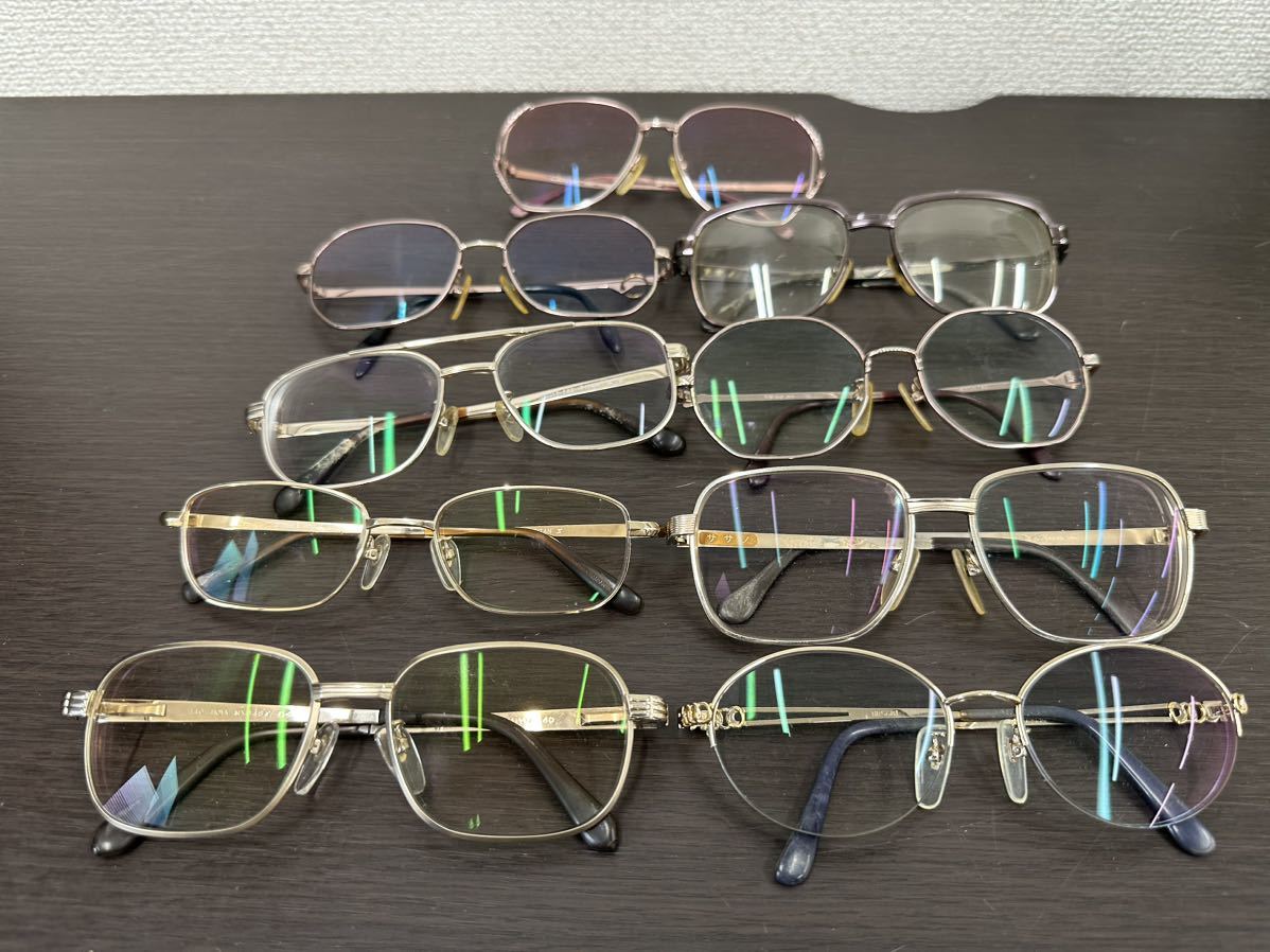 人気定番，格安 メガネ 眼鏡 めがね まとめ 老眼鏡 度入り 一部ブランドあり イブサンローラン ランセル ソニアリキエル 計9点(めがね)｜売買されたオークション情報、yahooの商品情報をアーカイブ公開 - オ その他