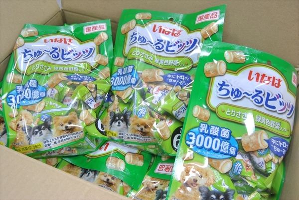 【格安，最新作】 DT-323 ドッグフード 犬用 おやつ いなば ちゅーるビッツ とりささみ 緑黄色野菜入り 国産品 24個 まとめ売り ②(ドッグフード)｜売買されたオークション情報、yahooの商品情報をアーカイブ公 その他