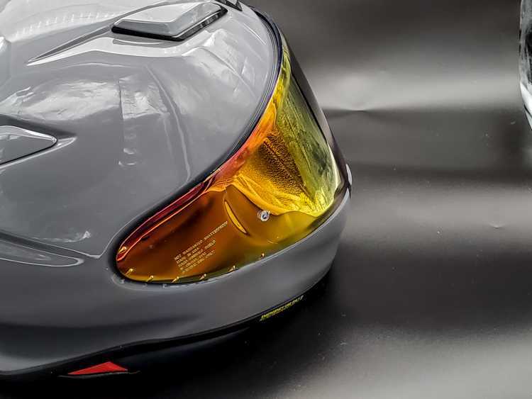 Route 99 SHOEI Z-8用 CWR-F2 ミラーコーティングシールド レッド