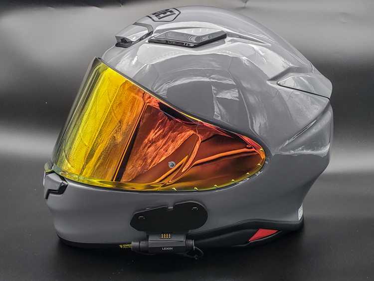 Route 99 SHOEI Z-8用 CWR-F2 ミラーコーティングシールド レッド