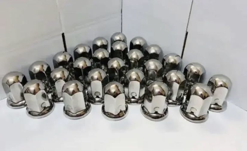 ナットキャップ専門☆ステンレス鏡磨き☆ISO規格33mm用各種☆16個