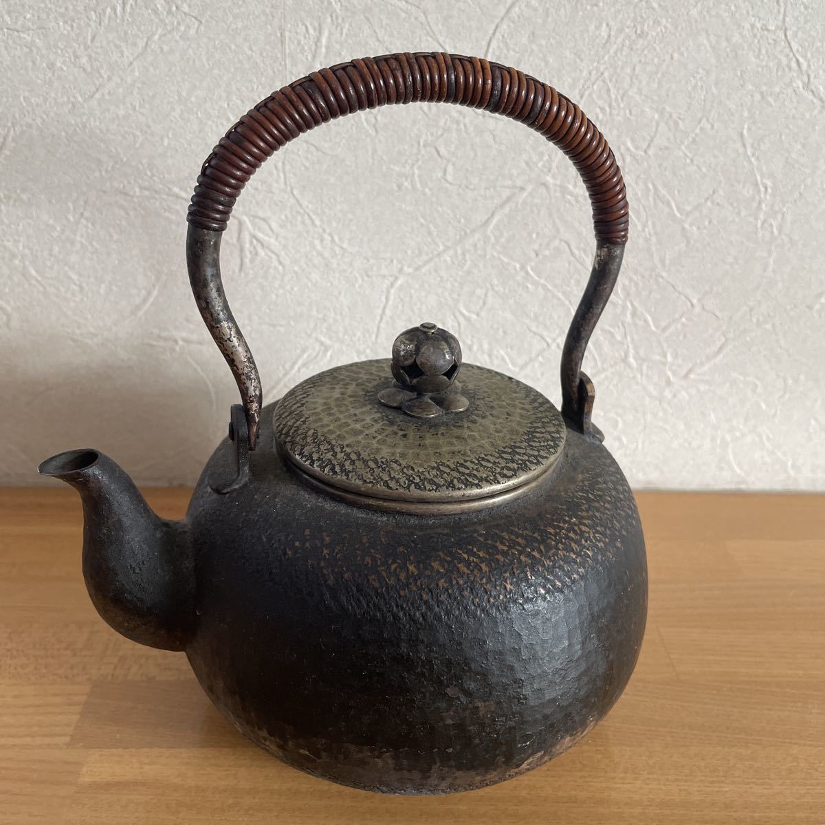 アンティーク★銅瓶　やかん★直火　茶道具　小道具　昭和レトロ