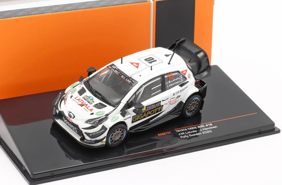 トヨタヤリス ヤリスwrc ミニカー ミニカー 1 43 トヨタ ヤリス WRC 18