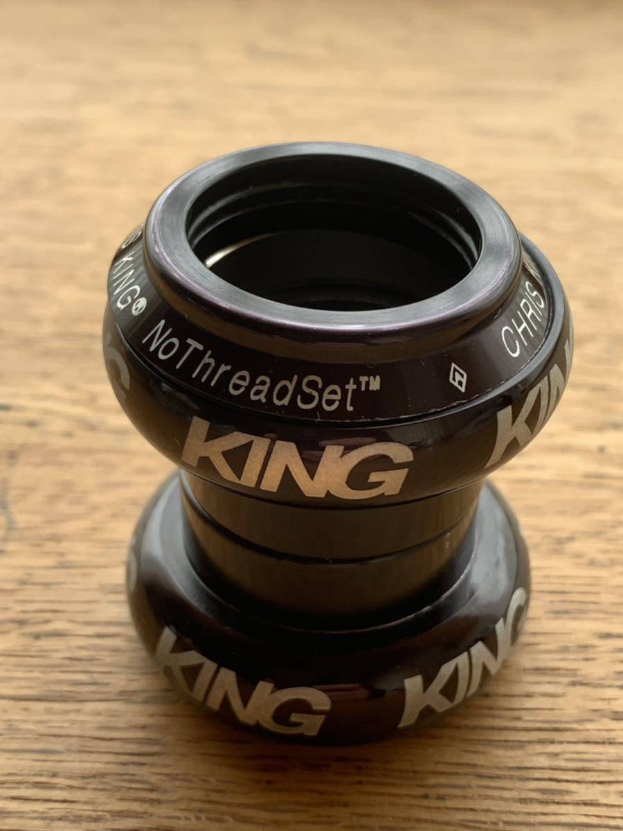 新品未使用 CHRIS KING ヘッドパーツ NoThreadSet 1-1/8 オーバー