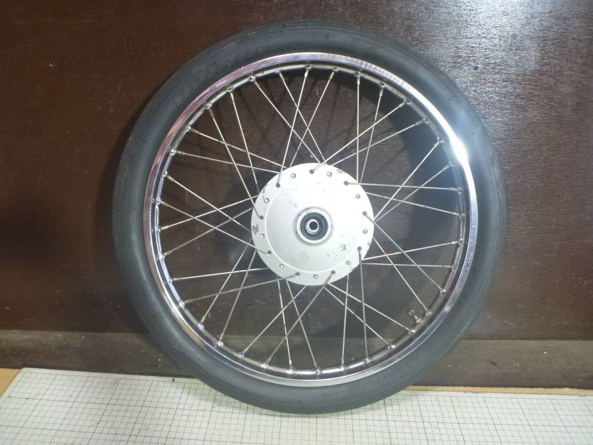 フロントホイール スーパーカブ50 カスタム C50CMN 角目 4速セル付き