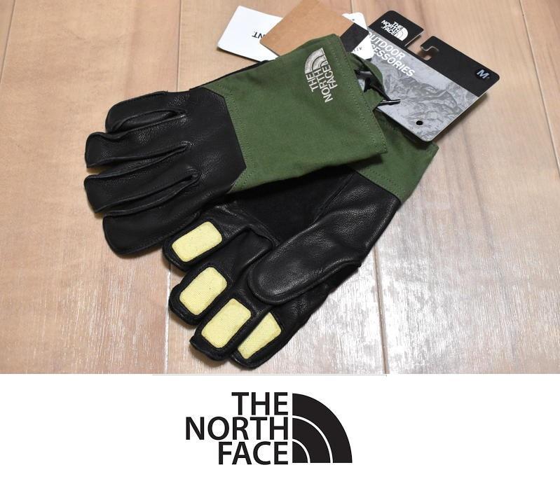 【即決】新品 ノースフェイス 焚き火グローブ M NN12001 フィルデンスファイヤー Fieludens Firefly Glove キャンプファイヤー 焚き火