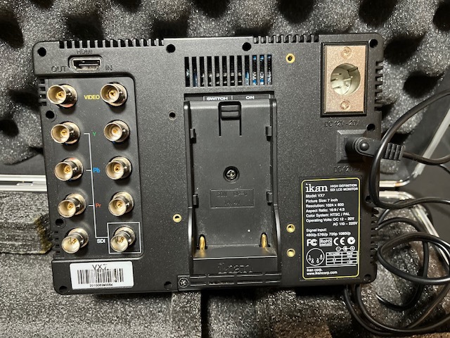 ikan 7インチ SDIモニター 中古 専用ケース付き | ikam S7H 専用