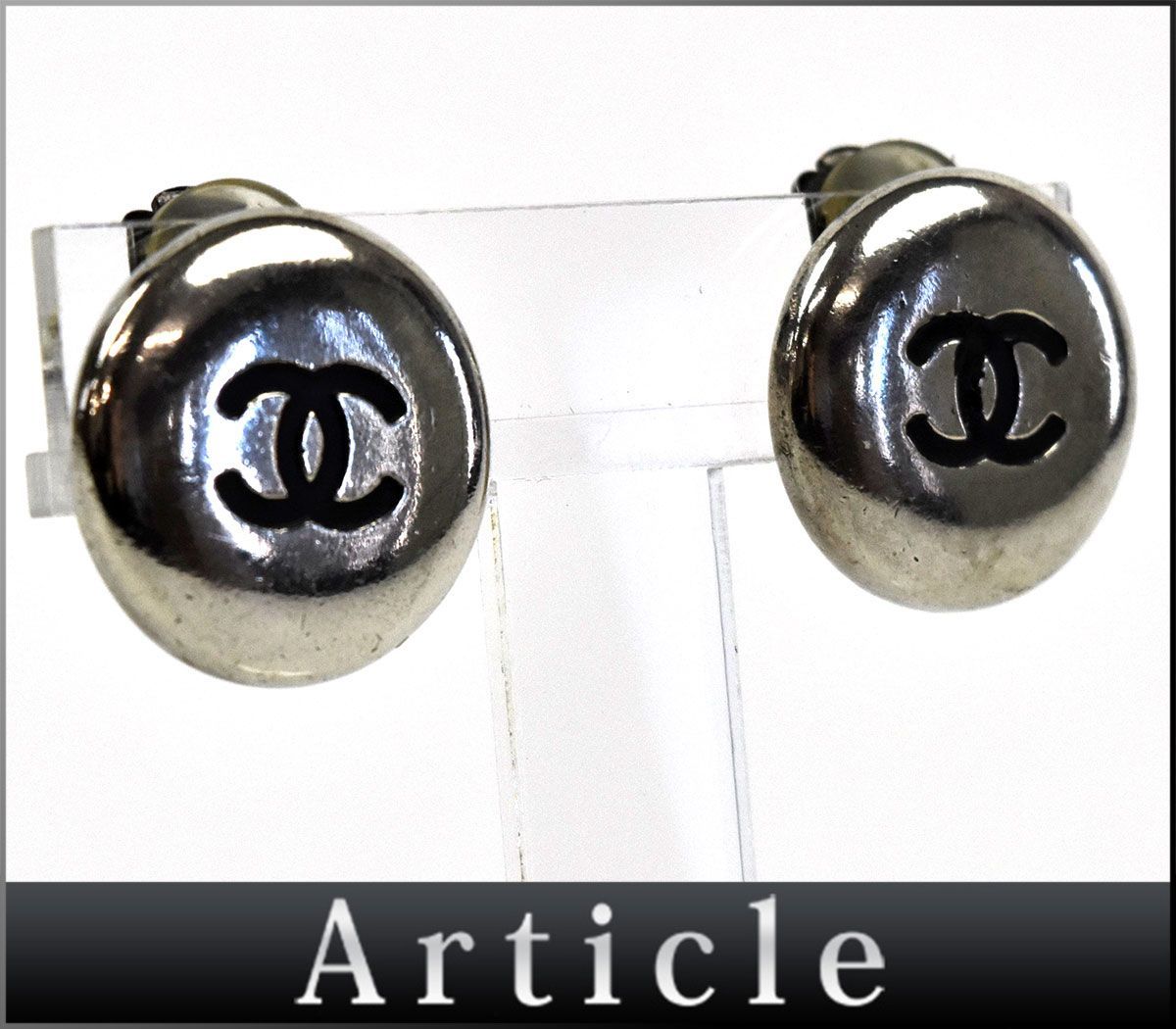 144004□ CHANEL シャネル イヤリング ココマーク アクセサリー 95A SS
