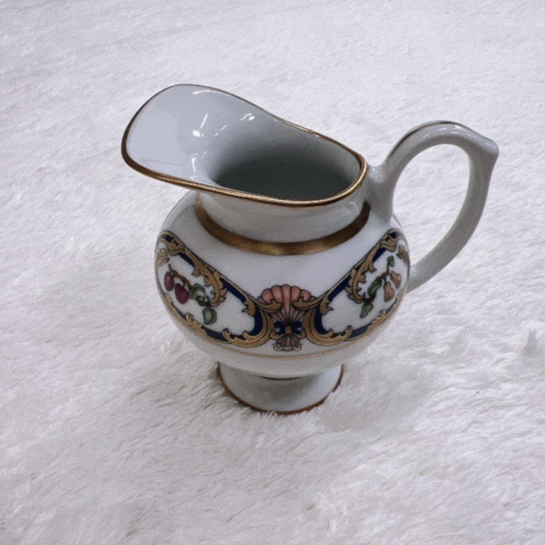 【00370】美品 Cartier クリーマー アンティーク ハイブランド 食器 良品 未使用に近い 雑貨 シンプル おしゃれ 陶器 カルティエ