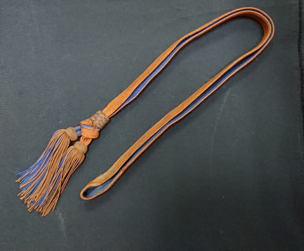 ☆陸軍 【尉官 刀緒】 1 軍刀 サーベル 軍装品 剣緒 下げ尾 日本陸軍