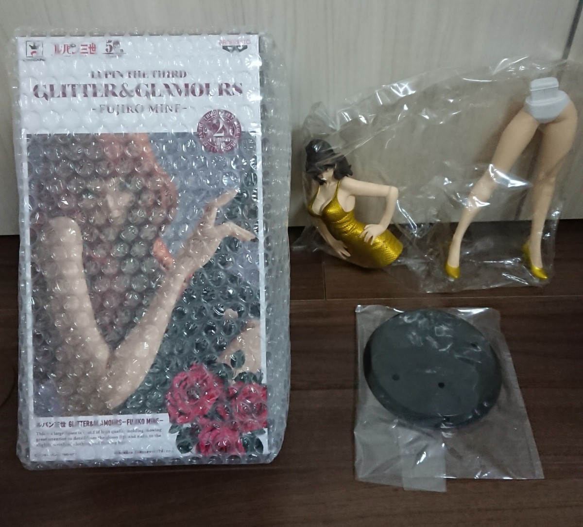 送料無料★新品未開封★ルパン三世★GLITTER＆GLAMOURS★ドレスアップ★峰不二子★フィギュア★ゴールド