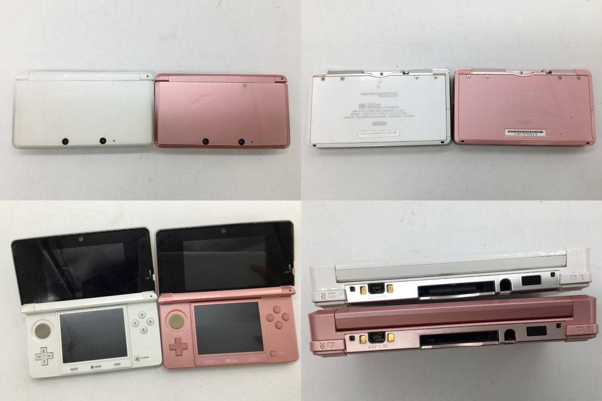 ジャンク品【Nintendo】NEW 3DS LL・3DS LL・3DS 本体7台・ソフト15点  