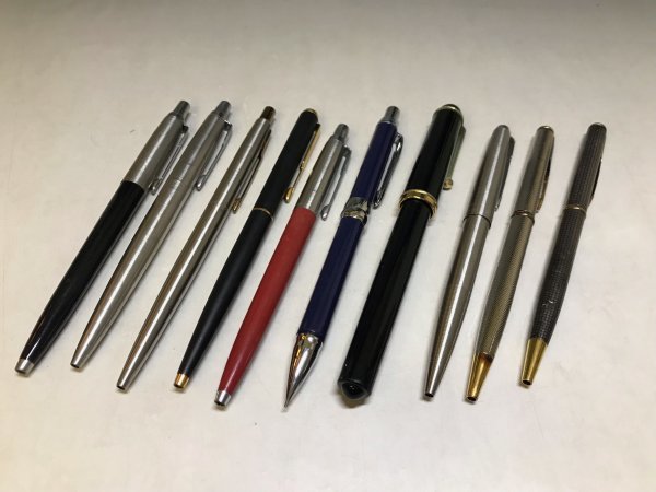 【１円スタート！】PARKER Lancelot Exceedなど ボールペン シャープペンシル まとめて10本一括出品！ Aセット 動作未確認★13A-5-1H