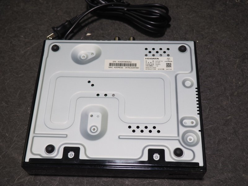 A402 I-O DATE 録画テレビチューナー REC-ON HVTR-BCTX3 2018年製