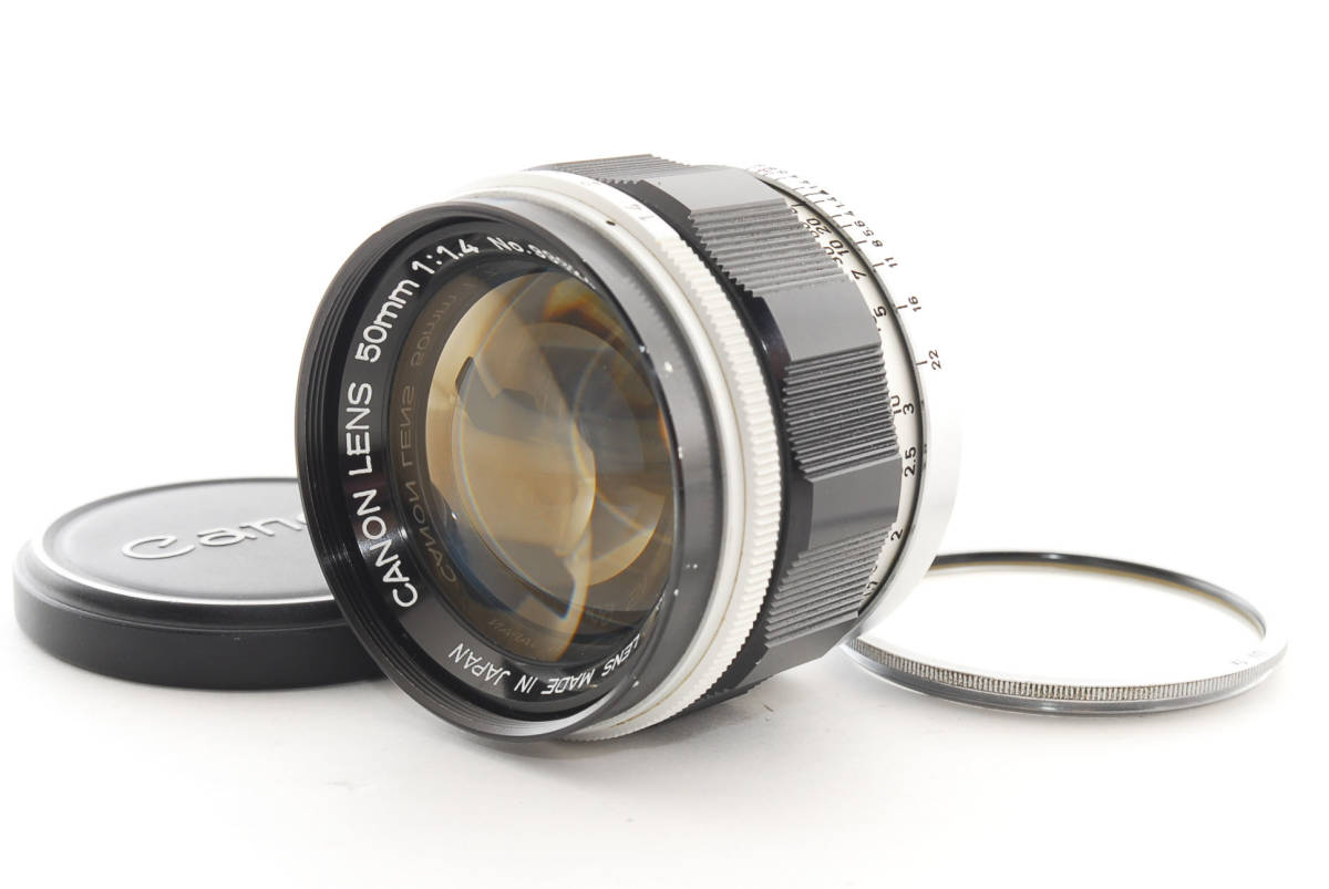 極上品 キャノン CANON LENS 50mm F1.4 L39 ♯A3592 ☆極上品☆ Canon
