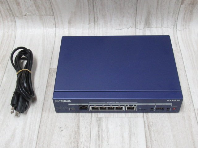  &Omega; ZM1 11408 保証有 YAMAHA RTX830 ヤマハ ギガアクセスVPNルーター 初期化済 祝10000 取引突破(ルーター)｜売買されたオークション情報、yahooの商品情報をアーカイブ公開 - オークファン ルーター