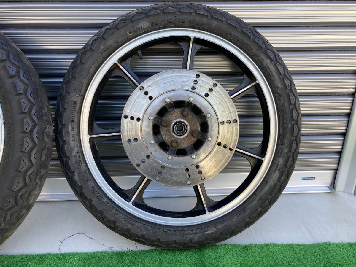 Z250FT ホイール 前後18インチ