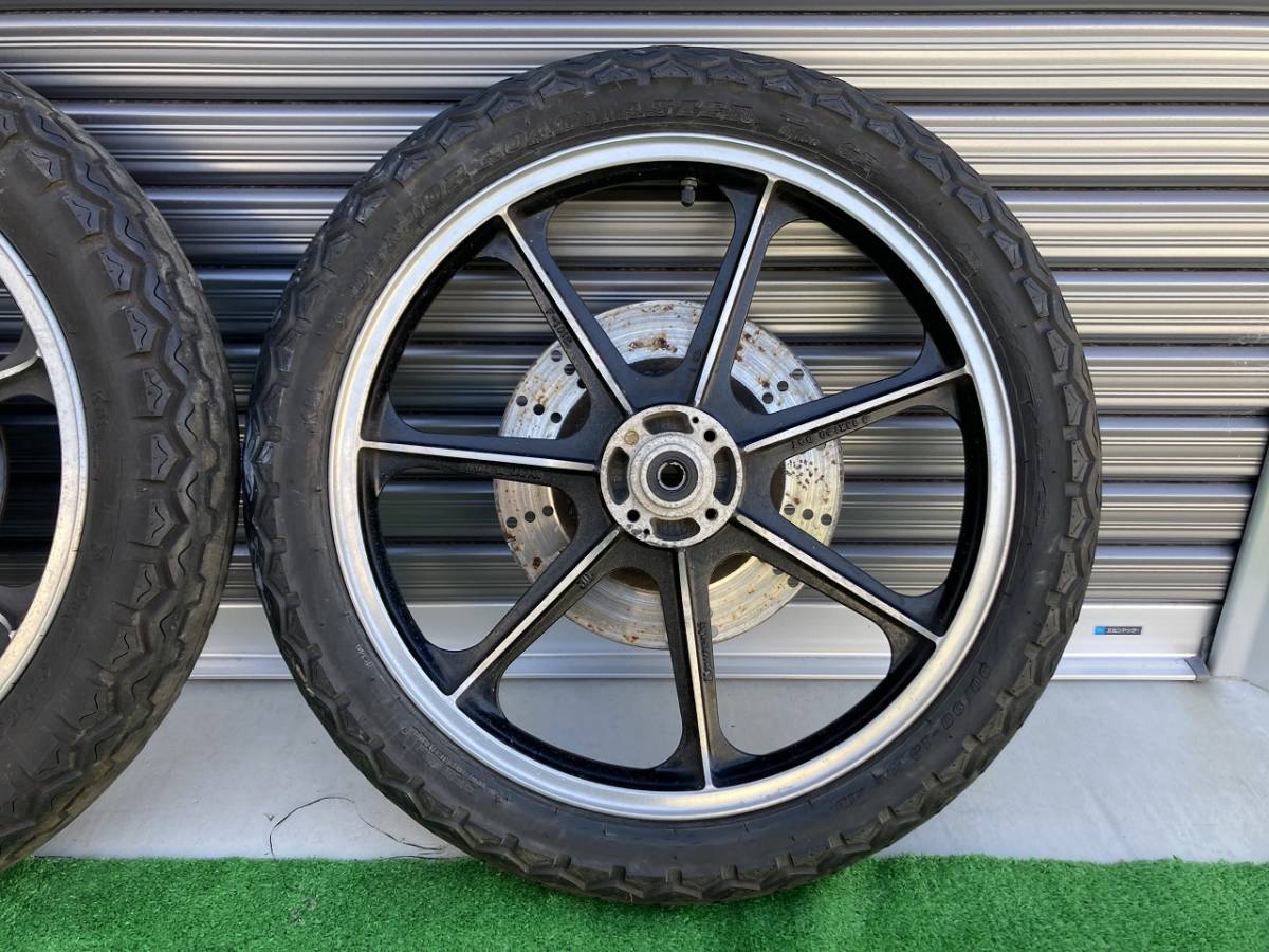 z250ft ホイール　タイヤ付き　前後 Z250FT ホイール 前後18インチ