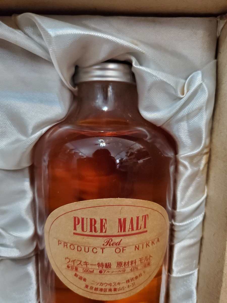 ニッカ NIKKA ピュアモルト PURE MALT BLACK ブラック RED レッド
