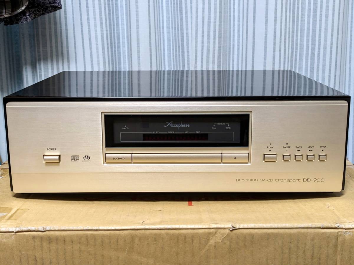 送料無料 メーカーメンテナンス済み 元箱付き美品 動作良好 Accuphase アキュフェーズ DP-900 SACDトランスポート 付属品一部未使用