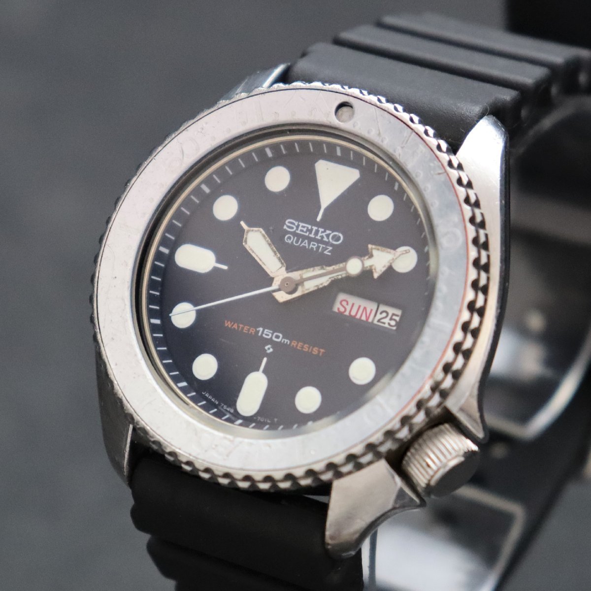 SEIKO セイコー ダイバー 150M防水 7548-700B クォーツ ジャンク 